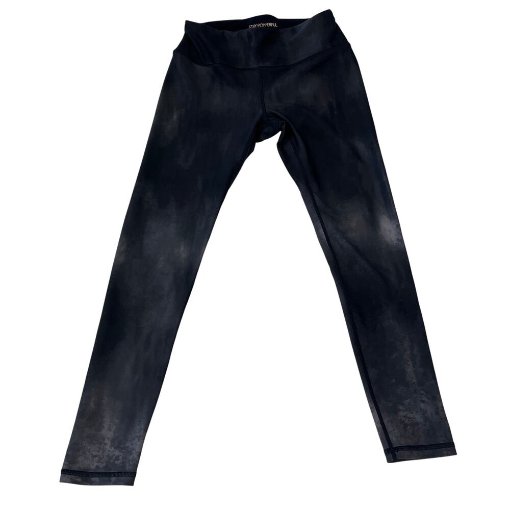 M3-2 CALIA by Carrie Underwood Women's Marbled Leggings Black/Gray Small